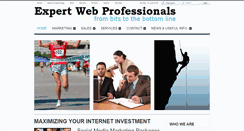 Desktop Screenshot of expertwebprofessionals.com